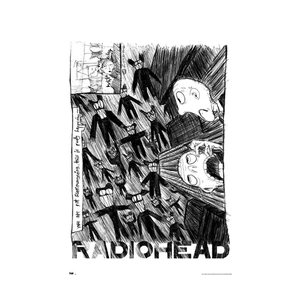Radiohead Scribble Poster - Official Allposters Print 22.375X34 - Bild 1 von 2