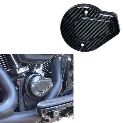 Carbon Fiber Timer Cam Cover for Harley 2024-25 Road Street Glide FLTRXSE FLHXSE - Image 1 of 4