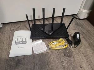 TP-Link Archer AXE75 AX5400 Tri Band 6 Stream Wireless WiFi 6E Router ... - Bild 1 von 3