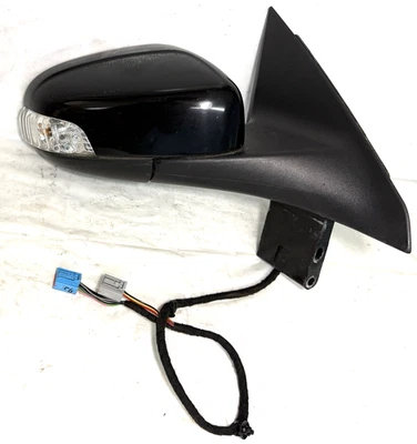 Espejo de puerta de pasajero Volvo C70 Rh negro 08-13 con calefacción iluminado OEM 30762314 Foto 1 de 4