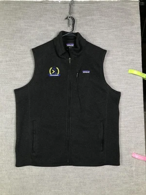 Chaleco Patagonia Para Hombres 2XL Negro Mejor Suéter Cremallera Completa Bolsillos Polares STY25881 Foto 1 de 4