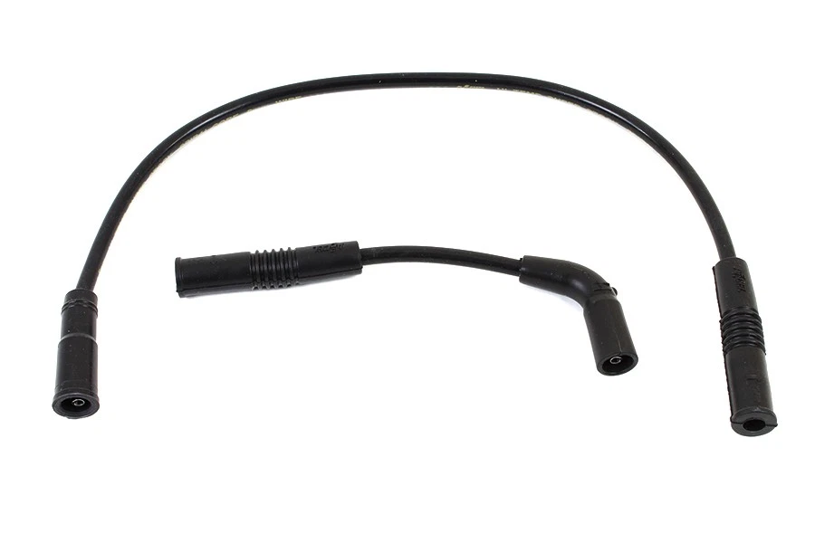 Juego de cables de encendido Accel 8 mm S/S núcleo espiral negro para Harley Davidson Foto 1 de 3