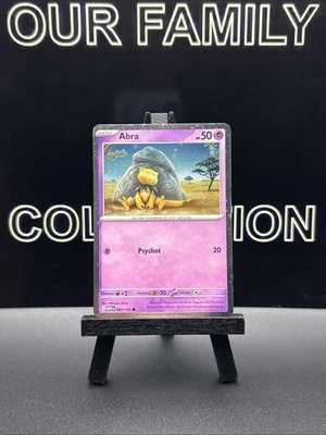 1x🌀HD SWIRL Abra 063/165 Cosmos Holo 151 Pokemon - Image 1 of 4