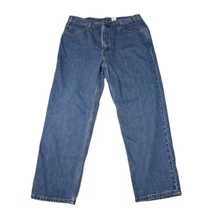 Vintage Y2k Levi's 550 Relaxed Fit Tapered Leg Jeans Men's 40 30 Blue Denim 0599 - Picture 1 of 16
