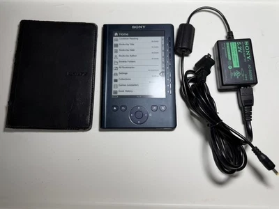 SONY E-Reader PRS-300 bundle w/original Power Adapter AC-S5220E - Image 1 of 4