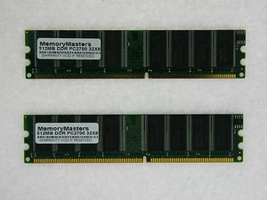 1GB (2X512MB) MEMORY FOR COMPAQ BUSINESS D330 DC5000 MT DC5000 SFF DX2000 MT - Picture 1 of 1