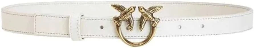 Cintura PINKO LOVE BERRY Donna Pelle XS Bianco - 100143-A0F1-Z14Q-XS