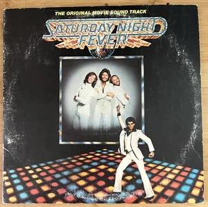 Saturday Night Fever Soundtrack Vinyl 2 LP Set RSO RS-2-4001 Excellent - Picture 1 of 7