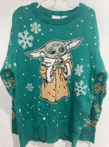 Disney100 Star WarsChristmas Sweater Size Medium Pull Over Winter Round Neck - Picture 1 of 9