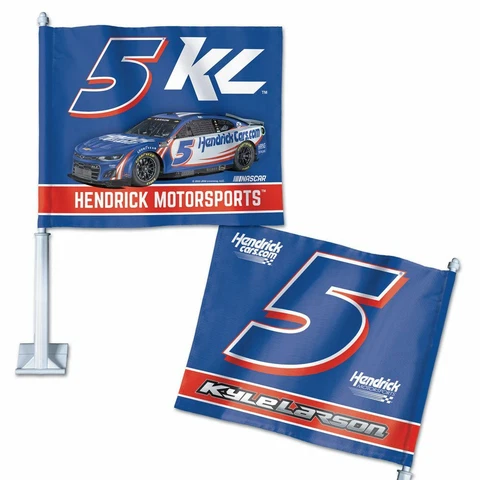 Kyle Larson 2022 Wincraft #5 Hendrickcars.com 11.75x14 Car Flag FREE SHIP! Cover