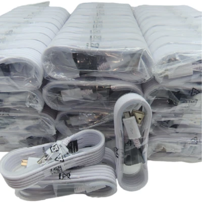 10 Pack White Micro USB Cable 5FT Fast Charger for Samsung Galaxy Note 4 5 S6 S7 - Image 1 of 4