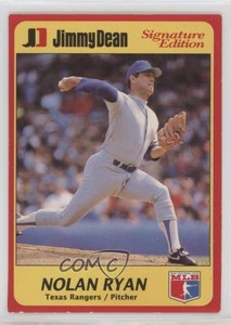 1991 Jimmy Dean Signature Edition Food Issue Nolan Ryan #24 HOF
