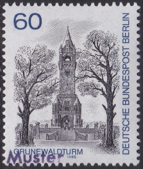 Specimen, Berlin Sc9N459 Lookout Tower, Grunewald Memorial to Kaiser Wilhelm I - Image 1 of 1