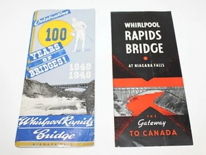 2 Vintage Whirlpool Rapids Bridges Pamphlets - Picture 1 of 6