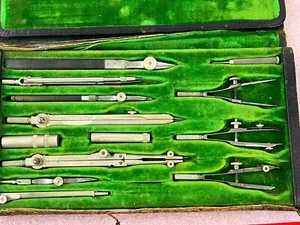 Dietzgen Federal Drafting Instrument Set 13 Pieces Made In Germany - Picture 1 of 14