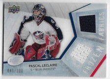 08/09 UPPER DECK ICE FROZEN FABRICS PETG PARALLEL JERSEY Pascal Leclaire #45/100