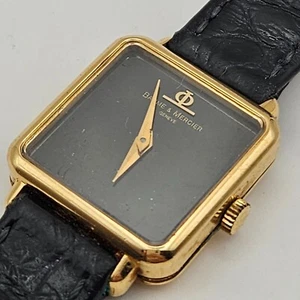 Ladies 18ct Wristwatch by Baume & Mercier Black Onyx Dial - Picture 1 of 12