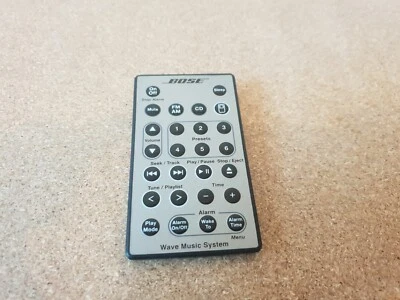 Genuine Bose Wave Remote Control - III (3) AWRCC5 AWRRC6 IV - Silver - FREE P&P - Image 1 of 2