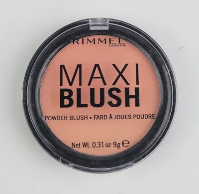 RIMMEL MAXI BLUSH POWDER BLUSH GIVES CHEEKS A BURST OF COLOUR 001 THIRD BASE - Image 1 of 4