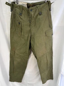 Genuine British Army 1960 Pattern Combat Trousers OD Green - Size 2 - 33" Waist - Picture 1 of 20