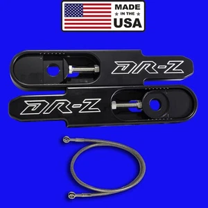 Suzuki DRZ400  bolt on swingarm extensions & Brake Line "Made In The USA" - Picture 1 of 2