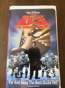 D3: The Mighty Ducks (VHS, 1997) - Picture 1 of 1