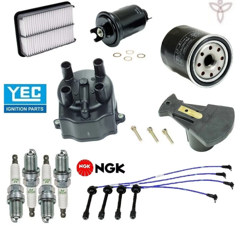 Kit de afinación filtros tapa rotor bujías cable para Toyota Tacoma 2,4 L; 2,7 L 95-97 Foto 1 de 1