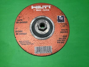 HILTI 7” METAL CUT OFF WHEEL 7''x1/8''x5/8''-11 - Picture 1 of 2