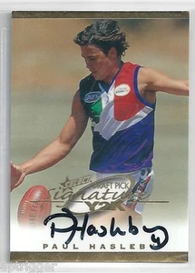 2000 Draft Pick Signature (DS2) Paul HASLEBY Fremantle #189 - Picture 1 of 1