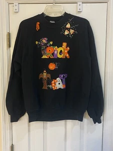 Suéter Vintage Jerzees Truco o Trato Halloween Talla Grande - Imagen 1 de 4