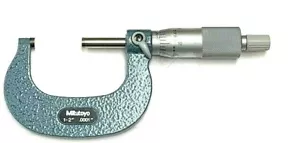 MICRÓMETRO EXTERIOR 1-2" .0001" TOPE DE TRINQUETE CARA CARBURO MITUTOYO 103-262 - Imagen 1 de 12