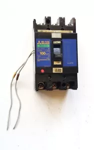 INTERRUPTOR DE CIRCUITO MITSUBISHI FUSE NF100-CS AC220V 100 AMPERIOS - Imagen 1 de 12