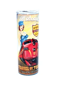 Train Pin up Girl Bad Ass Hogg Tumbler 20 oz. - Picture 1 of 5