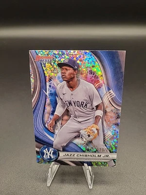 2024 Bowman's Best Mini Diamond Jazz Chisholm Jr Yankees #36 79/299  - Image 1 of 4