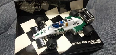 Modellino auto Minichamps 1/43 Williams Ford FW08C 1983 Rosberg F1 - Immagine 1 di 3