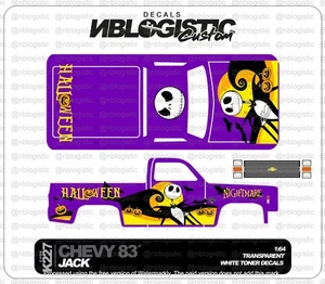 '83 Chevy Silverado Custom WaterSlide Decal for Hot Wheels 1/64 - Bild 1 von 4