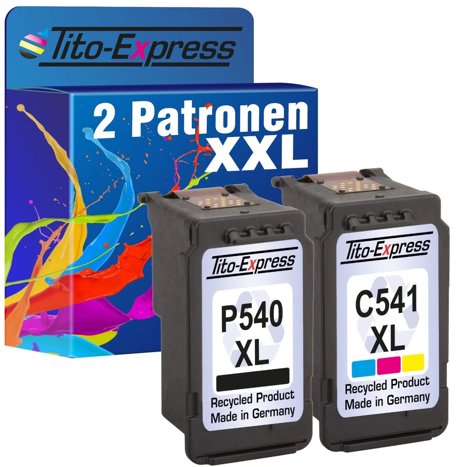 Patronen für Canon PG-540 XL CL-541 XL Pixma MG3650s MG4250 TS5150 TS5151 MX375 - Bild 1 von 4