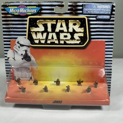 1996 Galoob, Micro Machines: Star Wars Jawas conjunto de 9 peças - Imagem 1 de 3