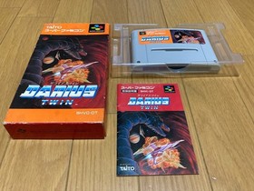 Darius Twin Boxed CIB Nintendo Super Famicom SFC IN Stock TAITO Japan import