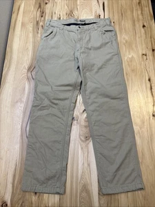 Pantalones de peto Carhartt 103342 para hombre relajados rectos forrados en rigby talla 38x32 - Imagen 1 de 6