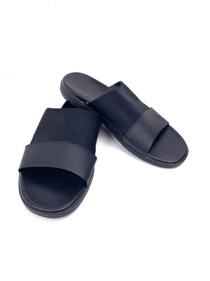 Sandalias Kenneth Cole NewYork Para Hombre Slides Cuero/Textil Modelo De-Lite Talla 10M Foto 1 de 4