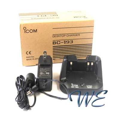 NEW ICOM BC-193 100-240V Charger for IC-T70A IC-T70E IC-V80 IC-V80E in BP-265 - Image 1 of 4