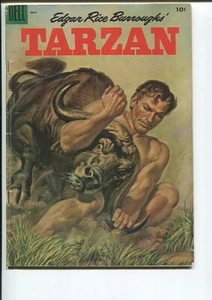 ERB TARZAN 68 VG-FN PAINTED COVER MANNING 1955 - Picture 1 of 2