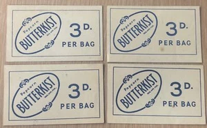 4 tarjetas 3D por bolsa BUTTERKIST POPCORN Shop Display - Imagen 1 de 2