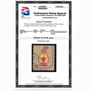 EXCELLENT GENUINE SCOTT #1612 POSTALLY USED PSE CERT GRADED VF-XF 85 - Picture 1 of 3