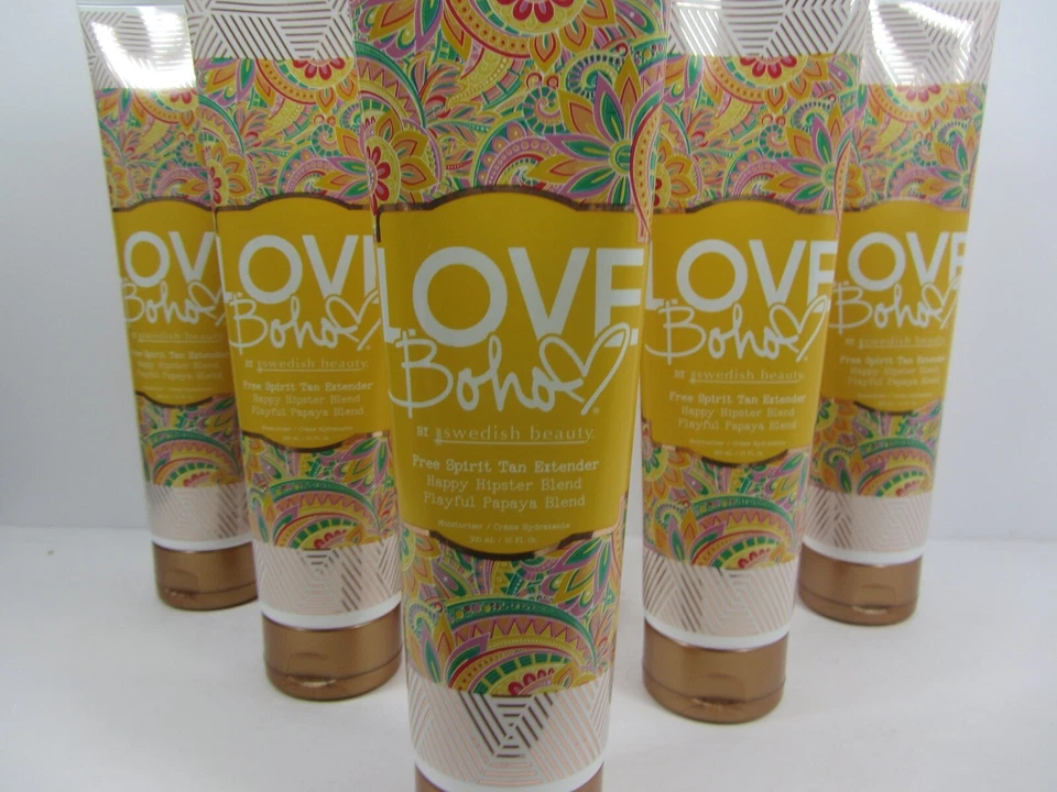 PACK DE 6 CREMAS HIDRATANTES EXTENSORES DE BRONCEADO BOHO SUECAS BEAUTY LOVE  Foto 1 de 1