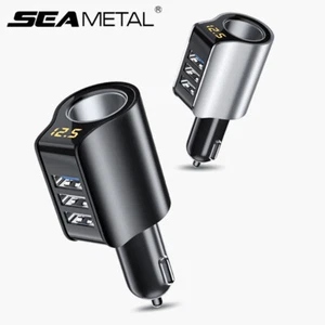 Car Cigarette Lighter Socket Splitter 3 USB QC3.0 Fast Charger Power Adapter 12V - Photo 1 sur 8