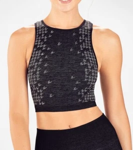 Fabletics Francis Seamless Crop Top Size XS Sleeveless High Neck Top NWT - Picture 1 of 9