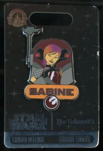Sabine Wren Star Wars Rebels Mandalorian Helmet Her Universe Disney Pin 156844 - Bild 1 von 1