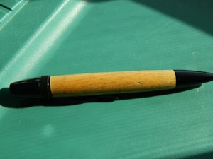 PLUMA ATLAS HECHA A MANO TORNO ENCENDIDO MADERA AMARILLO CLARO REGALO ÚNICO HERMOSO NUEVO - Imagen 1 de 8